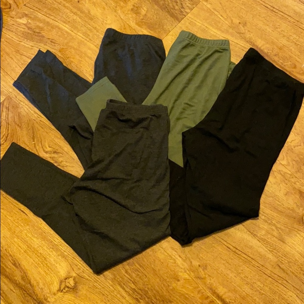 4 pair leggings: old navy and xhilaration